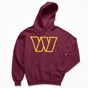 NEW Washington Commanders Team Color Pop W Fleece Pullover Hoodie MAROON
